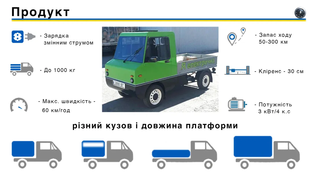 В Україні створили електровантажівку з унікальними характеристиками В Україні створили електровантажівку з унікальними характеристиками